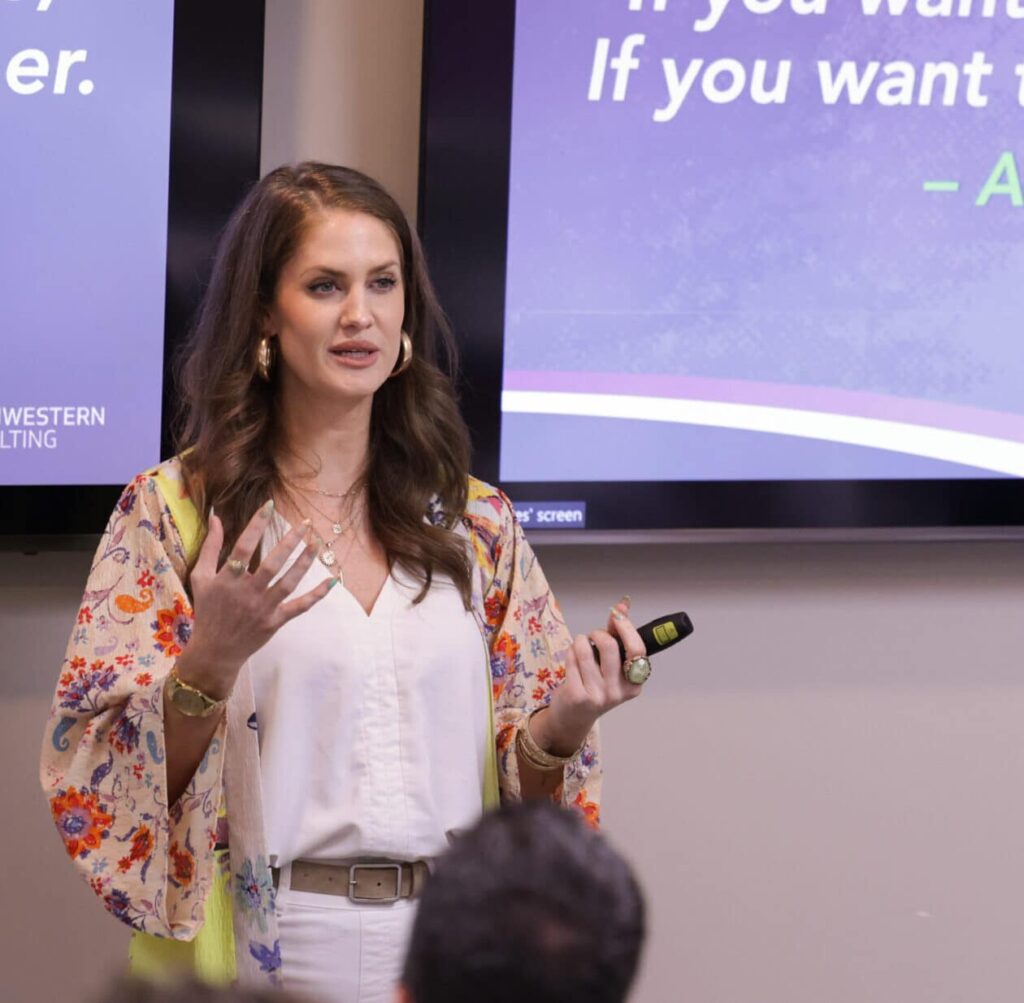 Dana Banks in a leadership training session