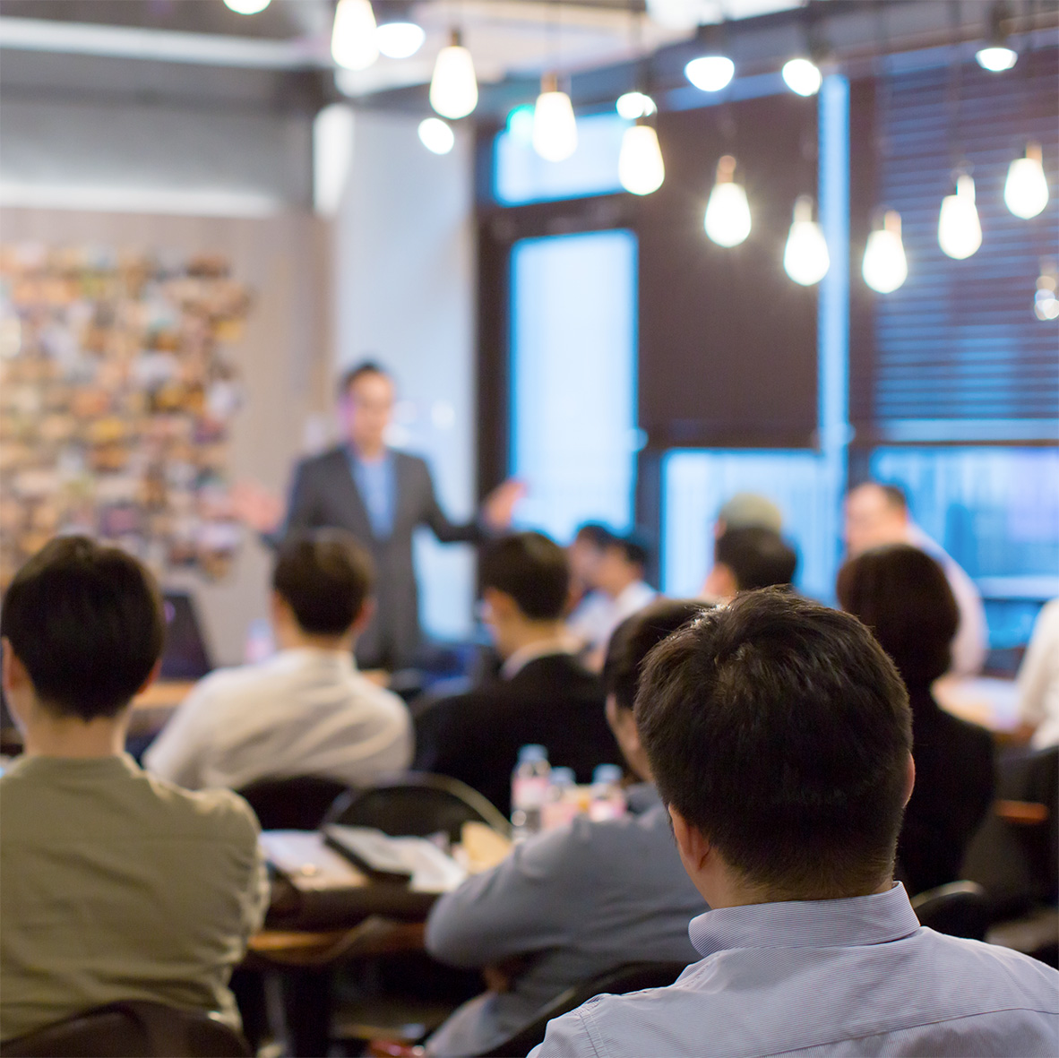 complimentary sales training being conducted