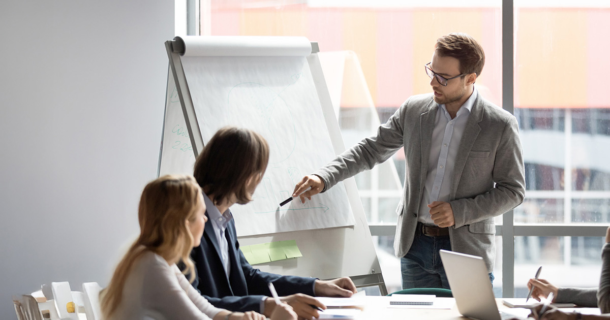 El momento decisivo de un jefe de ventas